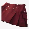 Mahroon Tactical Cargo Kilt