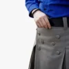 Cargo Utility Kilt With Dual Pockets
