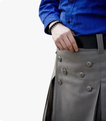 Cargo Utility Kilt With Dual Pockets