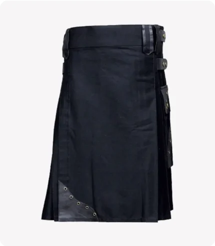 Box Pleated Hybrid Cargo Kilt