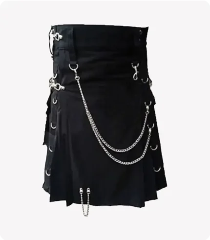 Cargo Utility Kilt With Dual Pockets