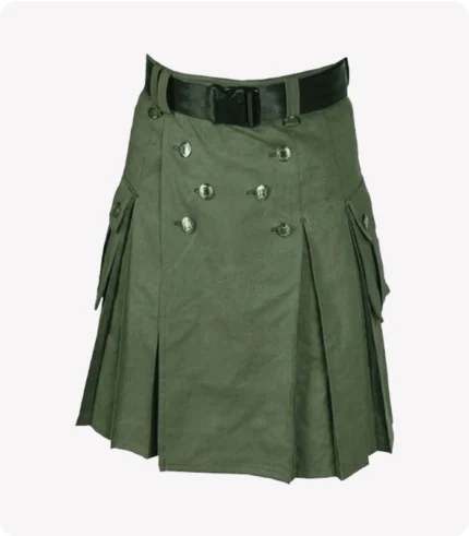 Custom Build Green Contemporary Kilt