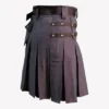Heavy Duty Denim and Leather Kilt