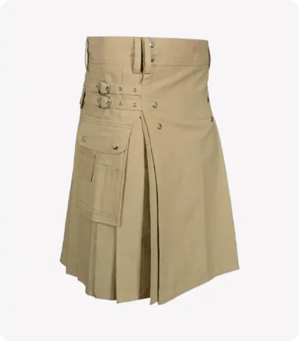 Men Fashion Grey Utility Kilt