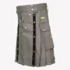Modern Grey Utility Kilt - Image 5