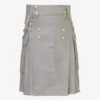 Modern Grey Utility Kilt - Image 4
