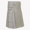 Modern Grey Utility Kilt - Image 3