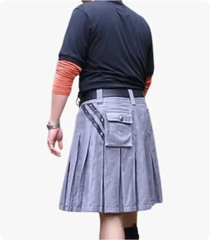 Winter Grey Sweat Modern Kilt