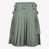 Men Fashion Grey Utility Kilt - Image 2